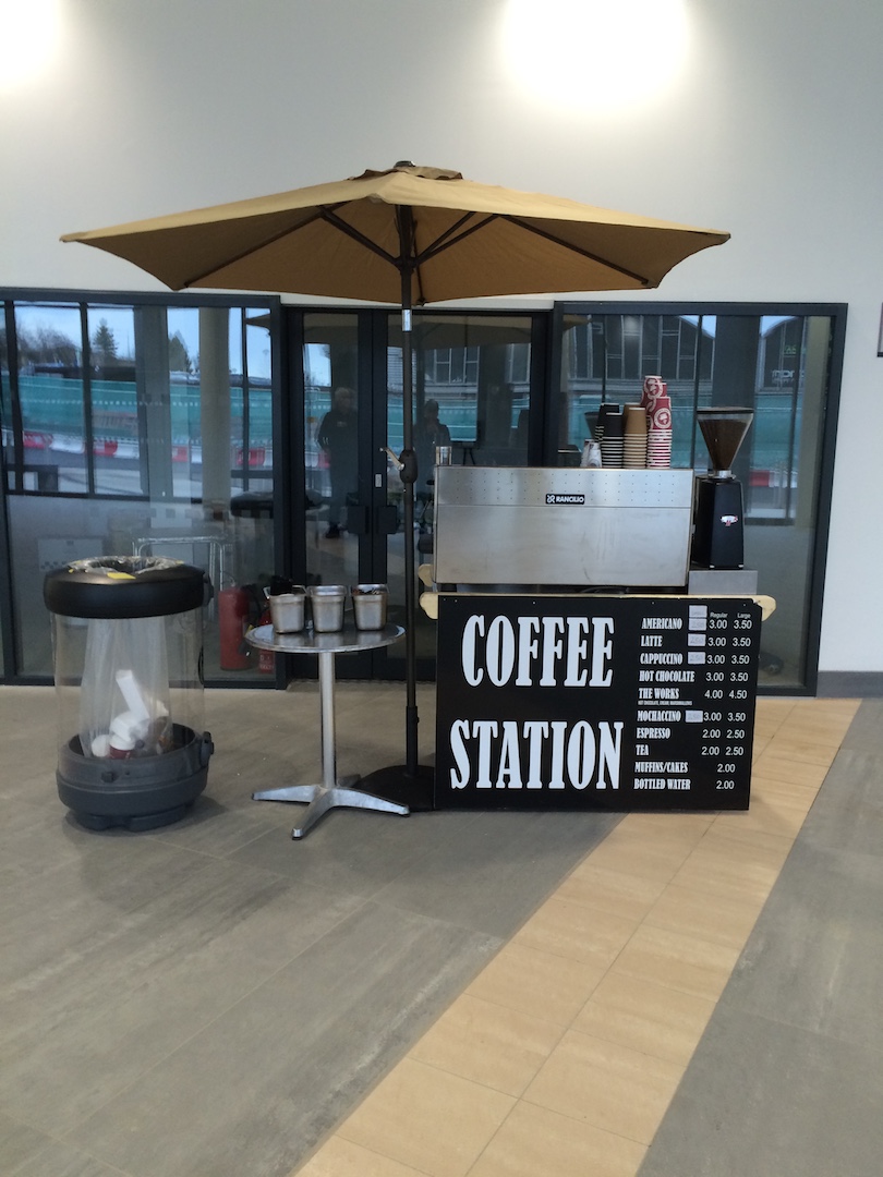 Coffee Station for those early commuters.JPG