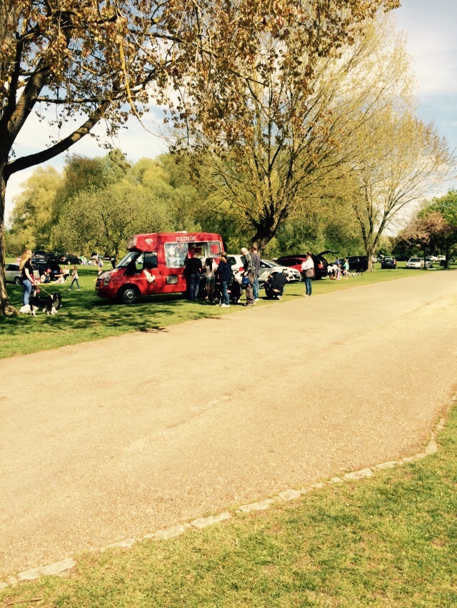Sunny Day with Whippy Van.JPG